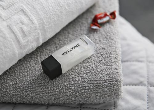 Postel nebo postele na pokoji v ubytování Reza