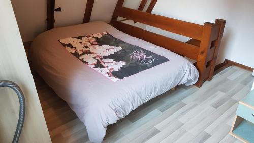 Postel nebo postele na pokoji v ubytování Pinot Gris/Pinot Blanc