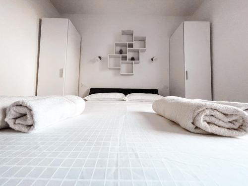Ένα ή περισσότερα κρεβάτια σε δωμάτιο στο RIAD Apartments