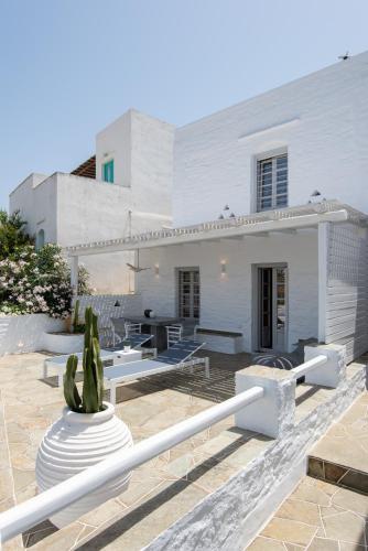 Area soggiorno di Nerites residence in Apollonia Sifnos