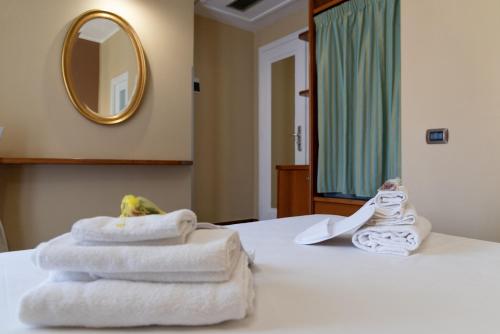 Postel nebo postele na pokoji v ubytování Hotel Suite Ares