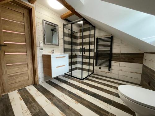 Vannituba majutusasutuses Apartmány TIME