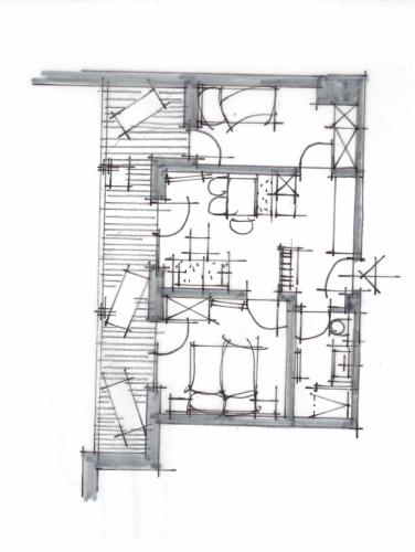 Plano de Zeit.Glück Appartements