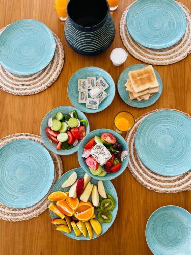 Mad i villaen eller i nærheden