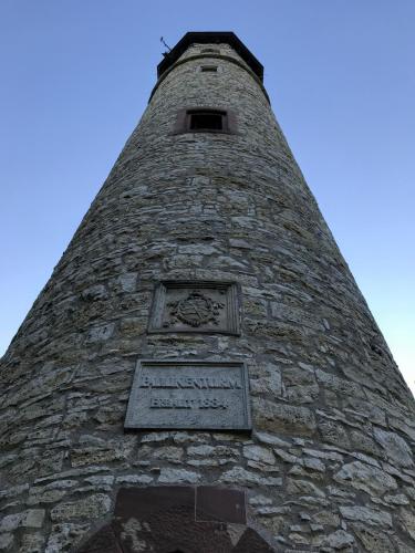 a tall brick tower with a clock on it at Ferienwohnung Auszeit am Kurpark Bad Berka # Balkon # ruhige Lage # gratis Parkplatz & WLAN # Nähe Weimar # Weimarer Land in Bad Berka