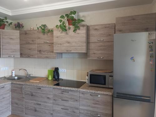 Η κουζίνα ή μικρή κουζίνα στο Apartment 2 Platana