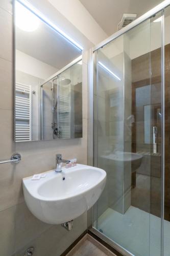 Ένα μπάνιο στο Hotel Bellavista