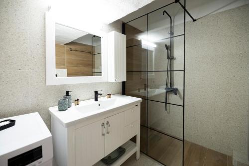 Kúpeľňa v ubytovaní Villa Del Greco