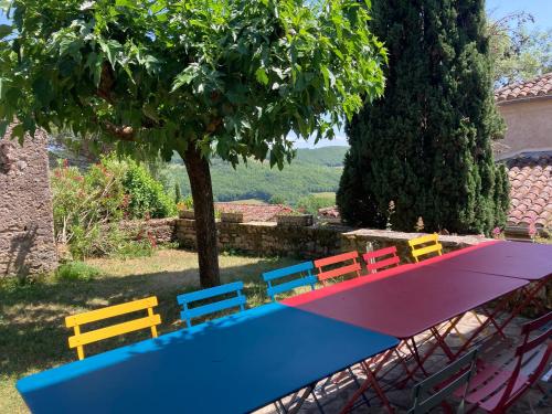 Κήπος έξω από το La Ferme du Paradis