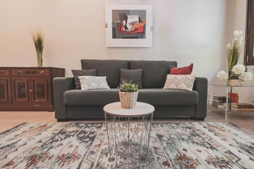 Et opholdsområde på Park view beautiful apartment Bilbao