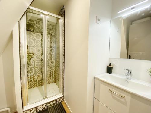 Kúpeľňa v ubytovaní Hypercentre 9 Toulousain appartement climatisé