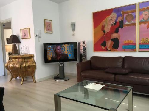 Μια τηλεόραση ή/και κέντρο ψυχαγωγίας στο AA Centrum Appartement