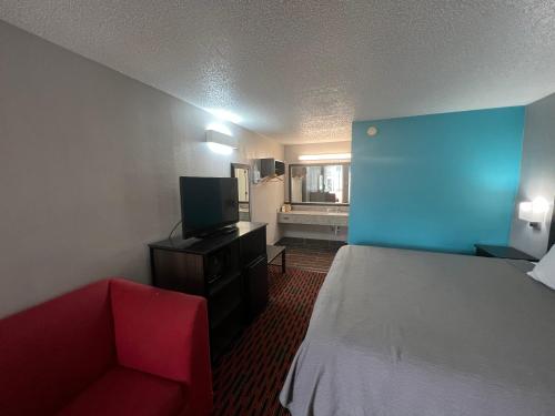 Katil atau katil-katil dalam bilik di Key West Inn - Tuscumbia