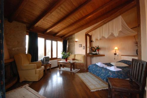 Posezení v ubytování Helydorea zen BED& BREAKFAST