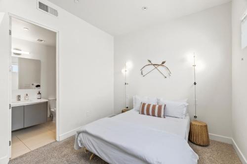 Кровать или кровати в номере Minnezona Apartments