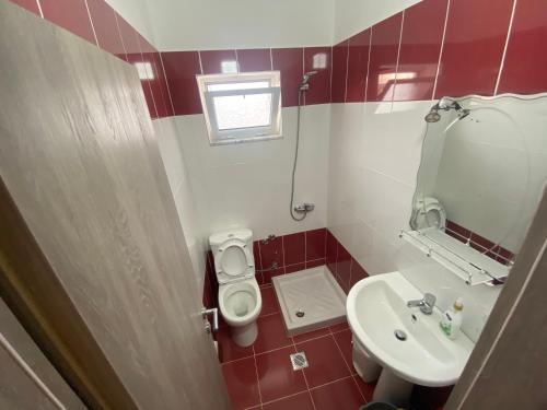 Koupelna v ubytování Hotel Vila Ali