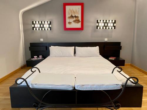 Säng eller sängar i ett rum på Ático Dúplex Río Ebro