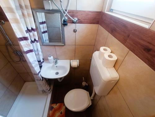 Kúpeľňa v ubytovaní Apartments Babic 50 meters from the beach