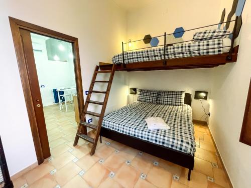 Postel nebo postele na pokoji v ubytování La casina di Luna