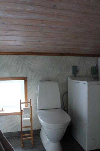 Koupelna v ubytování Lilly's house, Swedish High Coast