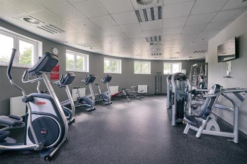 Fitness centrum a/nebo fitness zařízení v ubytování Apartman Residence Moser