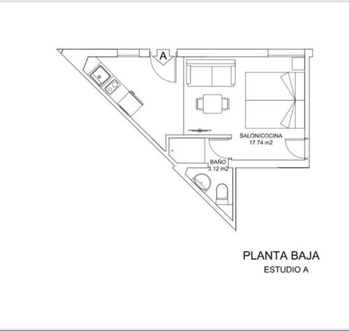 Plán poschodí v ubytovaní Apartamentos centro Marbella