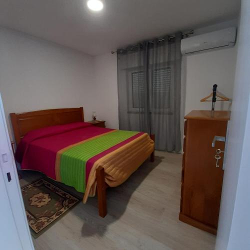 En eller flere senge i et værelse på Casa Rural "Casa da Professora" - Meãs, Pampilhosa da Serra