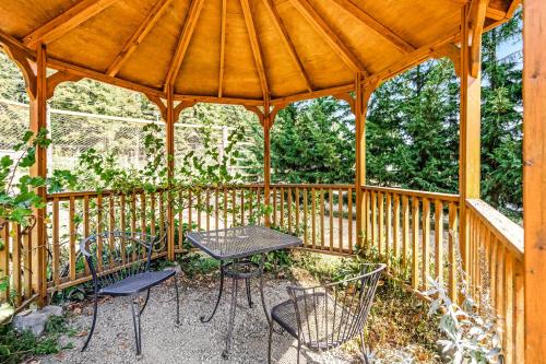 Κήπος έξω από το Quilcene Room 1 at Mount Walker Inn