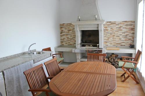 Posezení v ubytování Casa Fariña