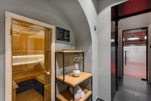 Kúpeľňa v ubytovaní Hotel Oktogon Haggenmacher by Continental Group