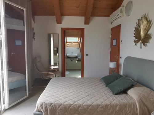 Ένα ή περισσότερα κρεβάτια σε δωμάτιο στο Hotel Corallo