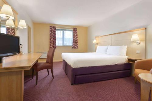 Μια τηλεόραση ή/και κέντρο ψυχαγωγίας στο Days Inn Winchester