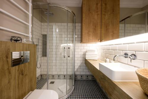 Kúpeľňa v ubytovaní Native Apartments Nowowiejska 9