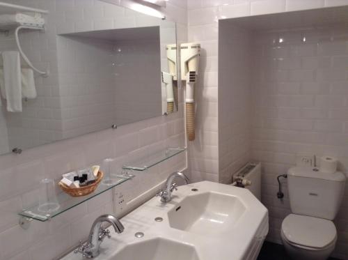 Koupelna v ubytování Hotel Patritius