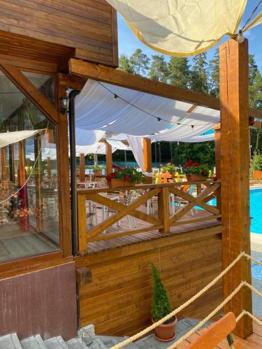 Πισίνα στο ή κοντά στο Cabana B2 langa strandul Banffy