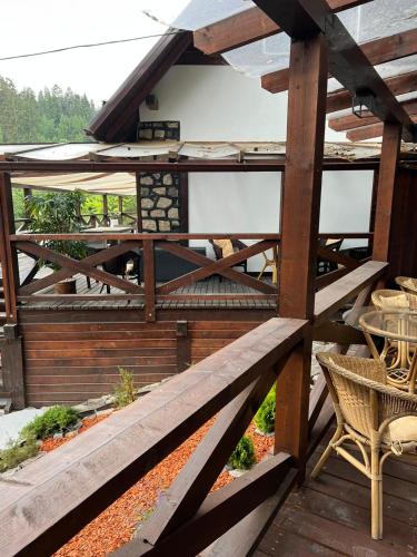 Μπαλκόνι ή βεράντα στο Cabana B2 langa strandul Banffy