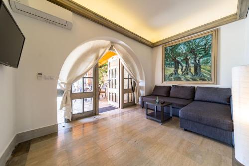 Ruang duduk di St Lucia Castle