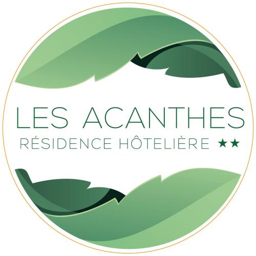 a logo for las acantias residence hotel at Résidence Hôtelière les Acanthes in Hossegor
