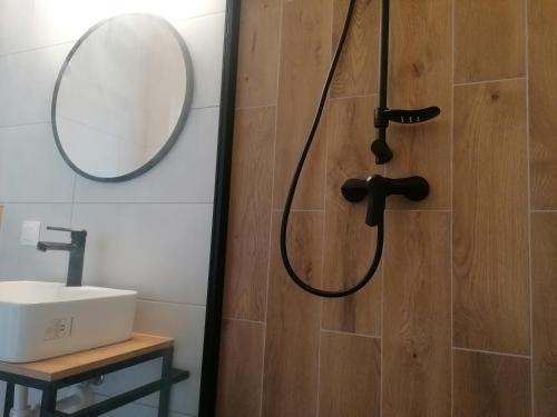 Kúpeľňa v ubytovaní M&M Apartamenty Wicie