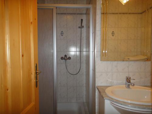 Koupelna v ubytování Althammerhof