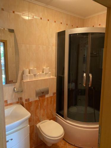 Kúpeľňa v ubytovaní Apartmani IvaMia
