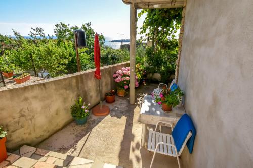 Balkón nebo terasa v ubytování Apartment Anka