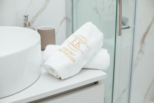 Koupelna v ubytování FK Luxury Penthouse