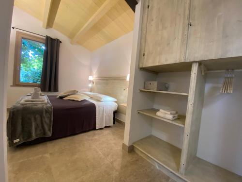 Postel nebo postele na pokoji v ubytování Fattoria dei Cavalieri