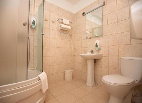 Ванная комната в TOSS Hotel