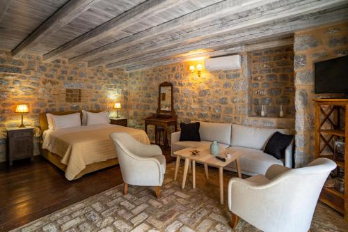 Posezení v ubytování Guesthouse Laoula