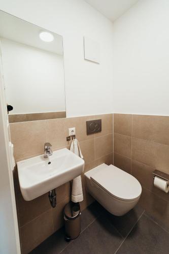 Ένα μπάνιο στο Villa Ocean View