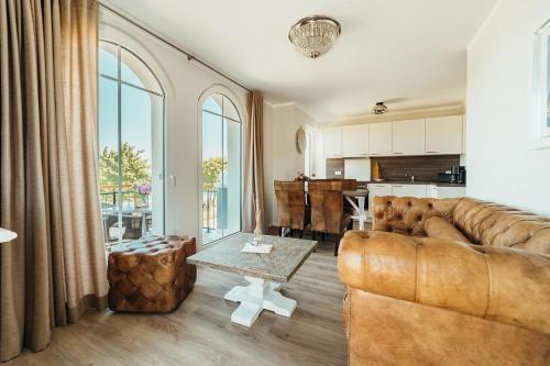 Χώρος καθιστικού στο Villa Ocean View