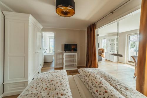 Ένα ή περισσότερα κρεβάτια σε δωμάτιο στο Villa Ocean View