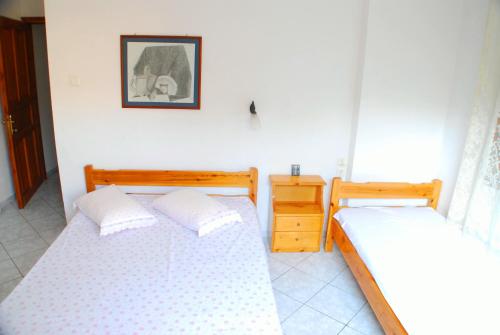 Cama ou camas em um quarto em Studios Efi